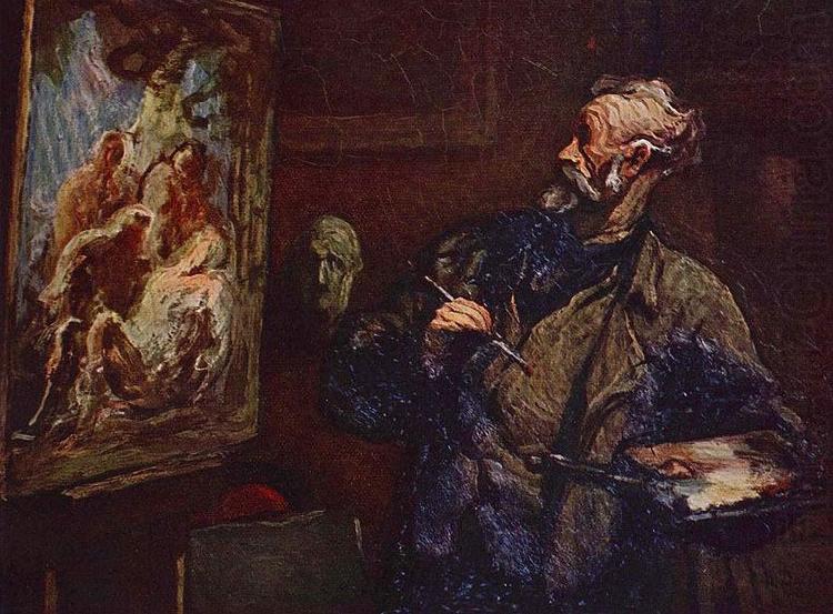 Honore Daumier Der Maler oil painting picture